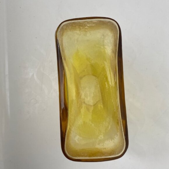 RARE! VINTAGE Blenko Handblown Glass 384 Lemon Yellow Water Bottle Pitcher - Picture 8 of 11